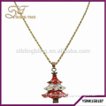 2015the latest hot Christmas tree pendant necklace